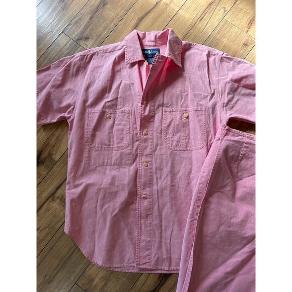 Ralph Lauren 2 piece cotton outfit wrap skirt & top shirt medium 8 - Picture 2 of 5